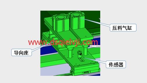 鄧氏全自動切鋁機(jī)送料裝置